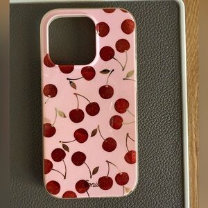 Sonix Pink and Red Cherry iPhone 14 Pro Case